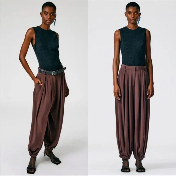 💛SOLD💛Tibi Eco Silk Balloon Pants - Picture 3 of 10